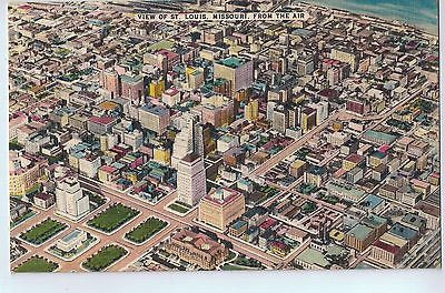 Vintage Postcard of View of St. Louis, Missouri, From the Air $10.00