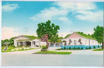 Vintage Postcard of Plaza Motel in Chickasha, OK $10.00