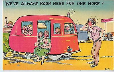 Vintage Postcard of We've Always Room Here For One More! $10.00