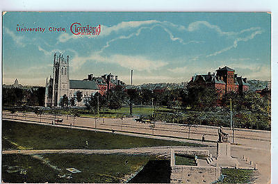 Vintage Postcard of University Circle, Cleveland, OH $10.00