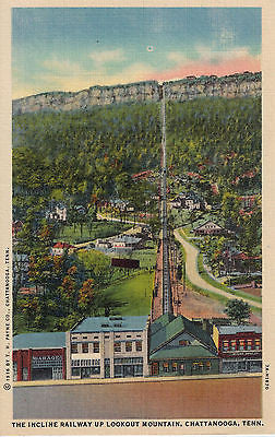 Vintage Postcard Incline Railway up Lookout Mountain, Chattanooga, TN $10.00