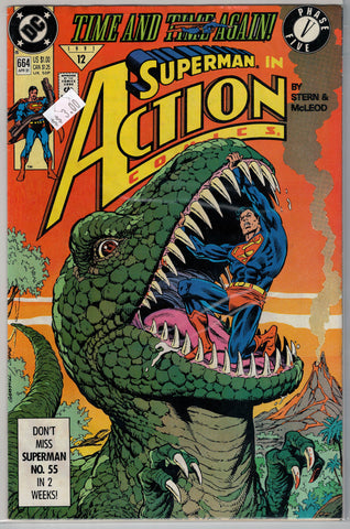 Action Comics Issue #664 DC Comics $3.00