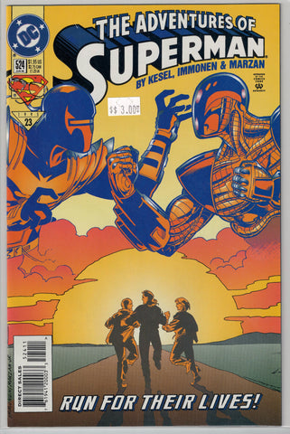 Adventures of Superman Issue # 524 DC Comics $3.00