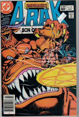 Arak: Son of Thunder Issue #23 DC Comics  $3.00