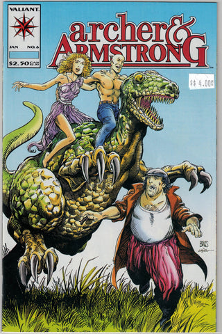 Archer & Armstrong Issue # 6 Valiant Comics $4.00