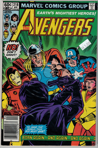 Avengers Issue # 218 Marvel Comics $5.00
