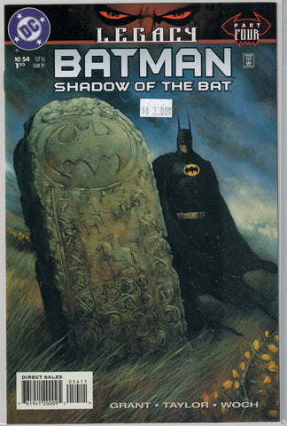 Batman: Shadow of the Bat Issue #54 DC Comics $3.00