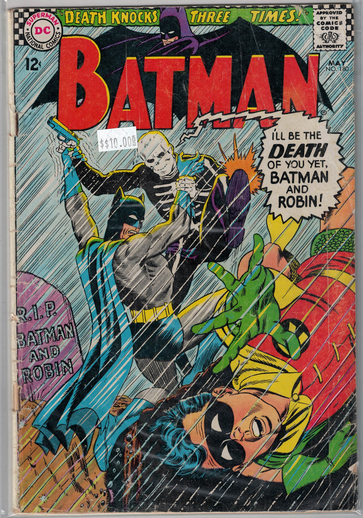 Batman Issue # 180 DC Comics $10.00 – Schofield Coin & Hobby, LLC