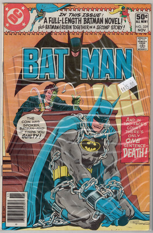Batman Issue # 329 DC Comics $15.00