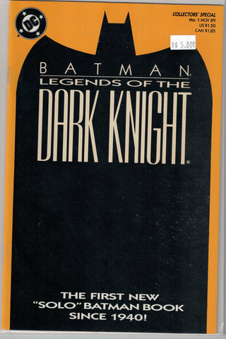 Batman Legends of the Dark Knight Issue # 1 (Yellow Cover) DC Comics $5.00