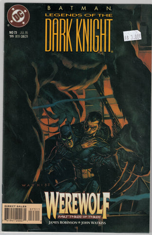 Batman Legends of the Dark Knight Issue #73 DC Comics $3.00