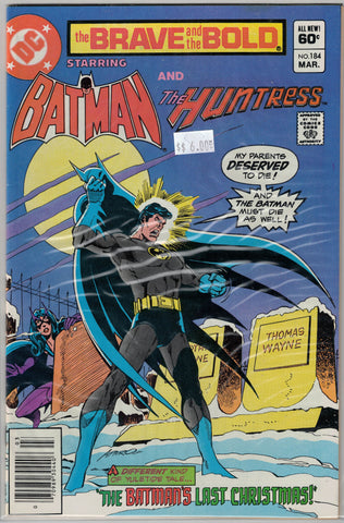 Brave and the Bold Issue #184 DC Comics $6.00