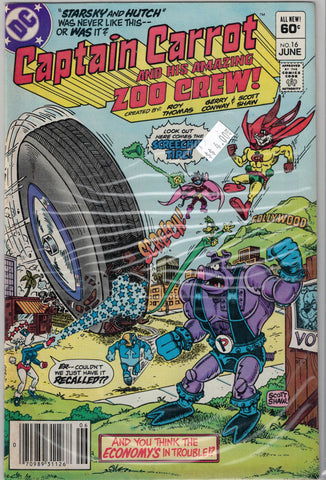 Captain Carrot and His Amazing Zoo Crew Issue #16 DC Comics $4.00