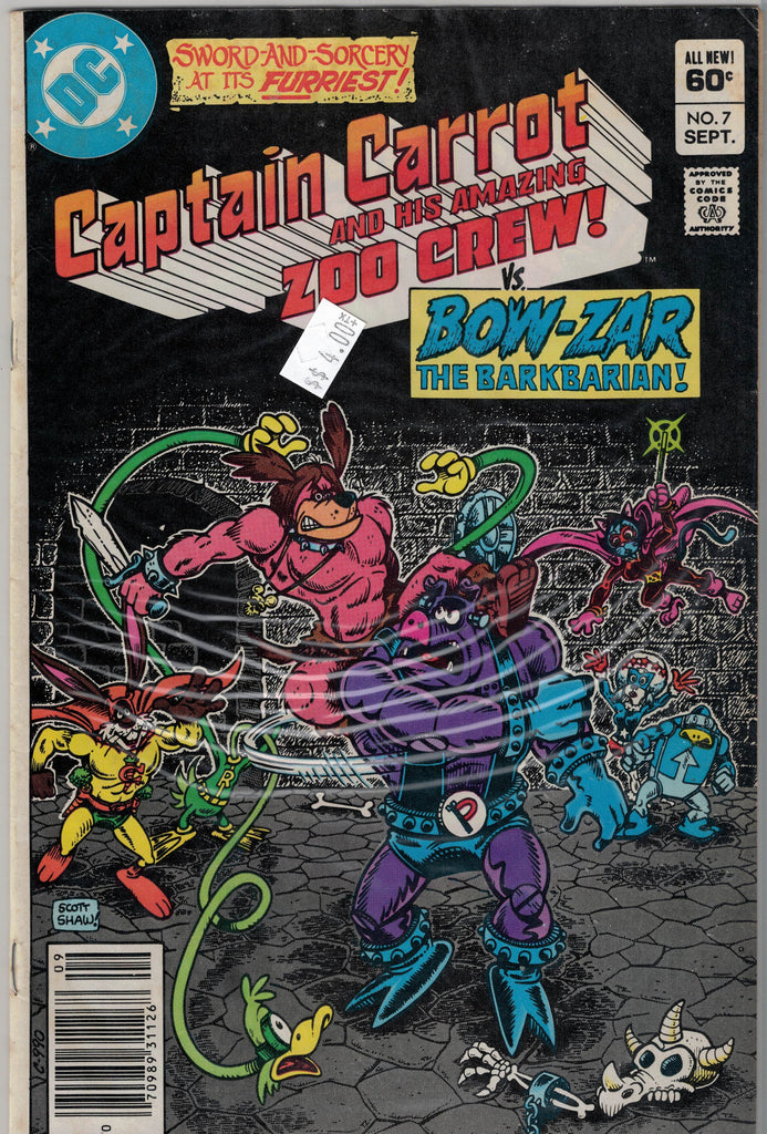 Captain Carrot and His Amazing Zoo Crew Issue # 7 DC Comics $4.00