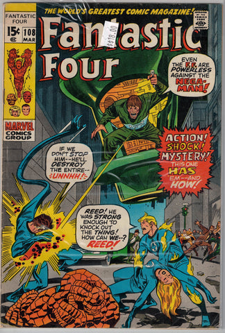 Fantastic Four Issue # 108 Marvel Comics  $18.00