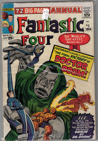 Fantastic Four Issue # Annual 2 Marvel Comics $108.00