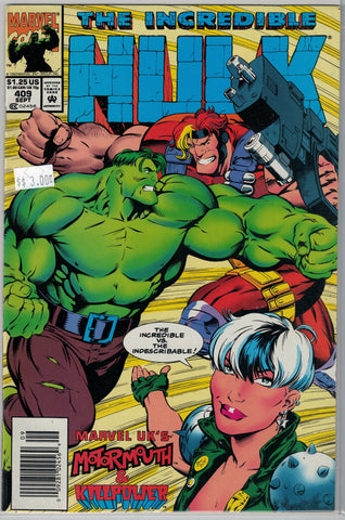 Incredible Hulk Issue # 409 Marvel Comics $3.00