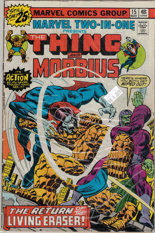 Marvel Two in One Issue # 15 Marvel Comics  $4.00
