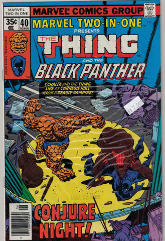 Marvel Two in One Issue # 40 Marvel Comics  $7.00