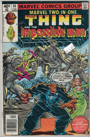 Marvel Two in One Issue # 60 Marvel Comics  $4.00