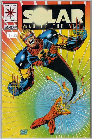 Solar: Man of the Atom Issue # 23 Valiant Comics $4.00