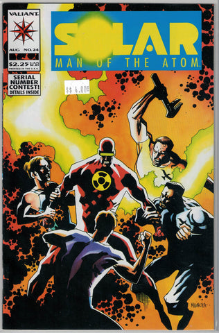 Solar: Man of the Atom Issue # 24 Valiant Comics $4.00