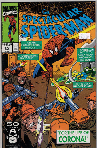 Spectacular Spider-Man Issue # 177 Marvel Comics $3.00