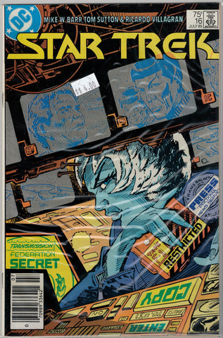Star Trek Issue # 16 DC Comics $4.00