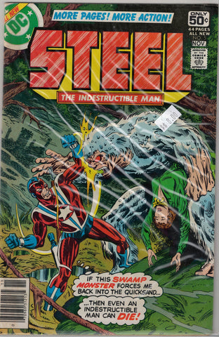 Steel The Indestructible Man Issue #  5 DC Comics $8.00