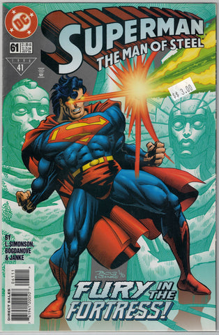Superman The Man of Steel Issue # 61 DC Comics $3.00