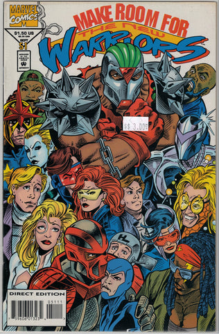 New Warriors Issue # 51 Marvel Comics $3.00