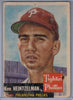 1953 Topps #136 Ken Heintzelman $2.00