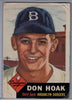 1953 Topps #176 Don Hoak C $8.00