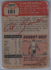 1953 Topps #181 Al Zarilla B $3.00