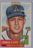 1953 Topps #186 Charlie Bishop C $2.00