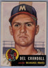 1953 Topps #197 Del Crandall C $5.00