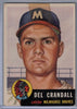 1953 Topps #197 Del Crandall D $5.00