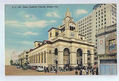 Gesu Catholic Church, Miami Florida Vintage Postcard $10.00