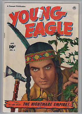 Young Eagle Issue # 6 (Oct 1951) Fawcett $80.00