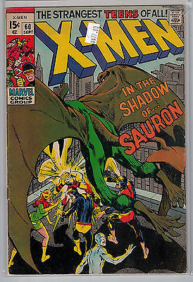 X-Men Issue #60 (Sep 1969) Marvel Comics $125.00