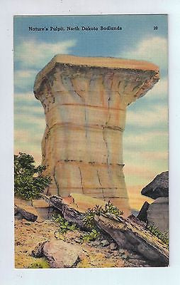 Nature's Pulpit, North Dakota Badlands Vintage Postcard $10.00