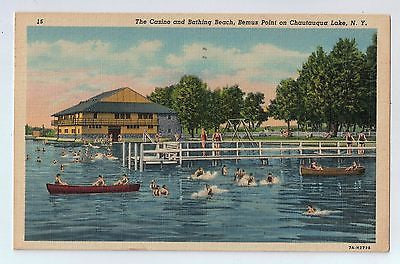 Bemus Point Chautauqua Lake, New York Vintage Postcard $10.00