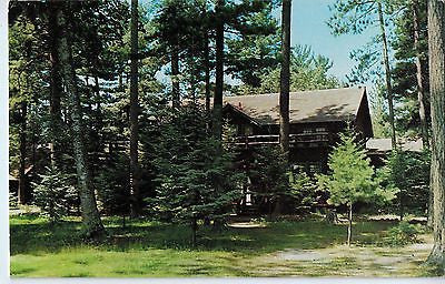 Vintage Postcard of the Main Lodge at Ed Gabe's Resort $10.00