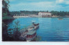 Vintage Postcard of Lower Dells Boat Docks with Dam and Power House, WI Dells $10.00