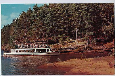 Vintage postcard of The "Chief" Entering Cold Water Canyon Wisconsin Dells, WI $10.00