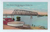 Quincy Bridge Mississippi River, Quincy, Illinois Vintage Postcard $10.00