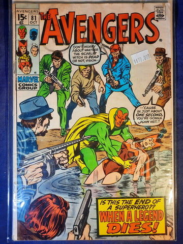Avengers Issue # 81 Marvel Comics $10.00