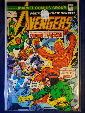 Avengers Issue # 134 Marvel Comics $15.00