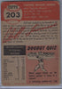 1953 Topps #203 Cliff Fannin A $6.00