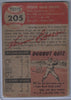 1953 Topps #205 Vern Benson C $5.00